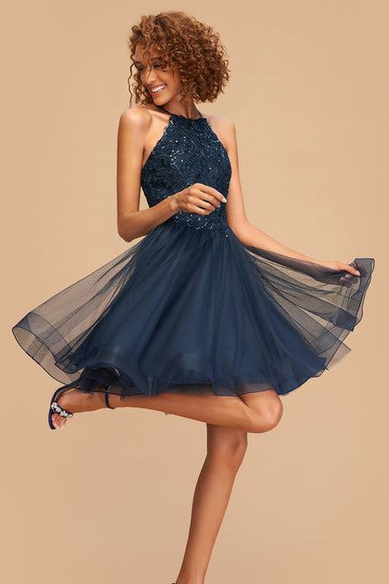Robe Trapèze Éclat Tulle Cristal - gallery 1
