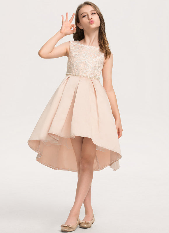Robe Trapèze Cérémonielle Satinée - gallery 3