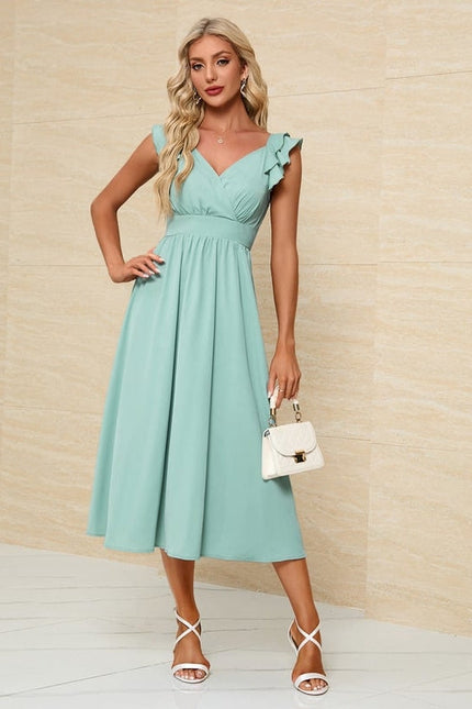 Robe Trapeze Volant - gallery 6
