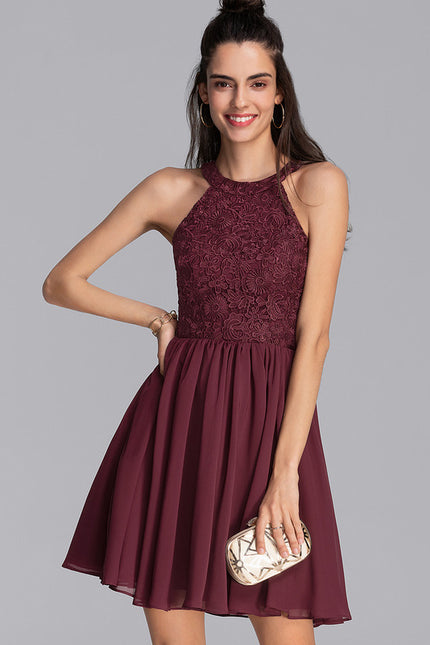 Robe Trapèze Courte Festive - gallery 4