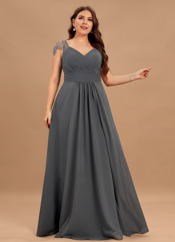Robe Trapèze Longue Élégante - gallery 9
