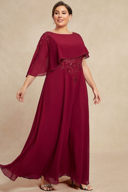 Robe Trapèze Rouge Serenité - gallery 7