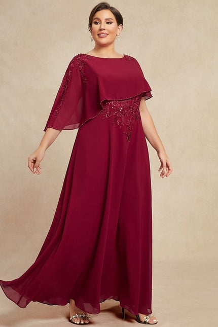 Robe Trapèze Rouge Serenité - gallery 7