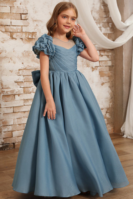 Robe Trapèze Ciel Satiné - gallery 7
