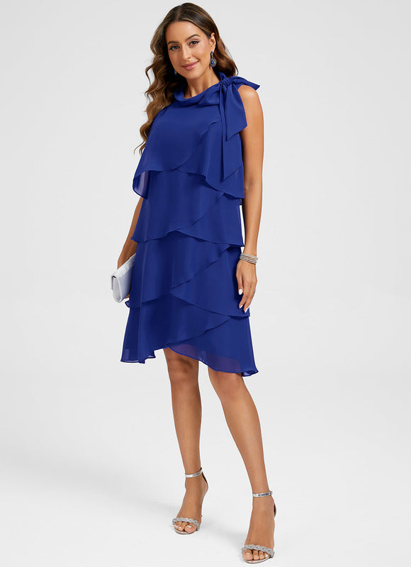 Robe Trapèze Onde Marine - gallery 2