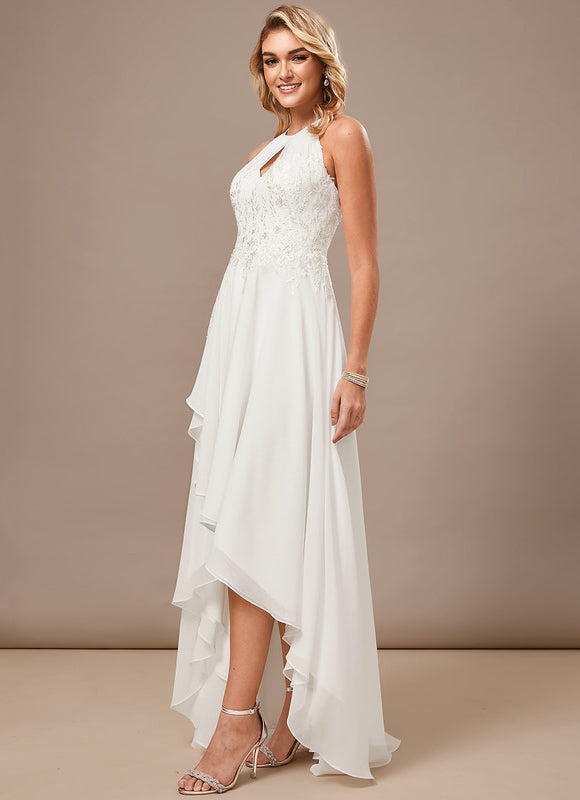 Robe Trapèze Asymétrique Éclatante - gallery 3