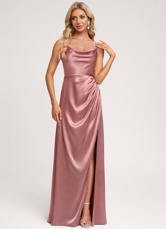 Robe Trapèze Satin Précieux - gallery 3