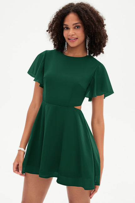 Robe Trapèze Éclat Vert Urban - gallery 6
