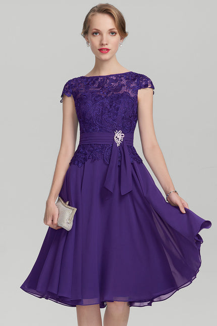 Robe Trapèze Harmonie Écarlate
