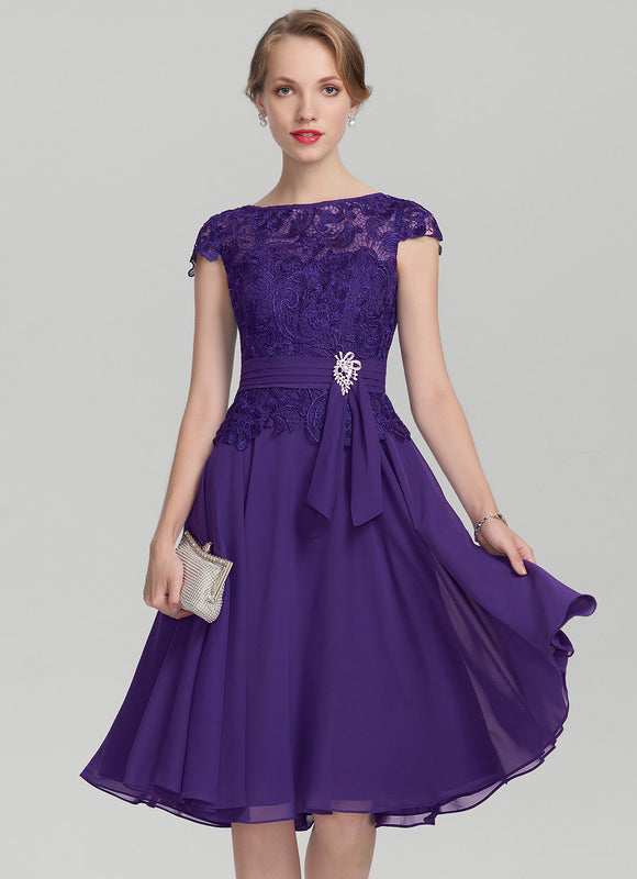 Robe Trapèze Harmonie Écarlate