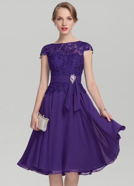Robe Trapèze Harmonie Écarlate