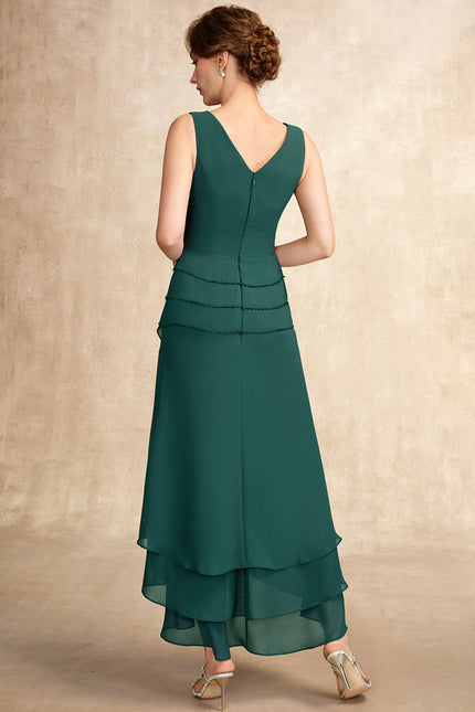 Robe Trapèze Élegante Flottante - gallery 2