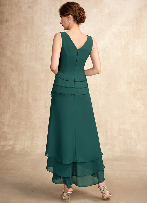 Robe Trapèze Élegante Flottante - gallery 2