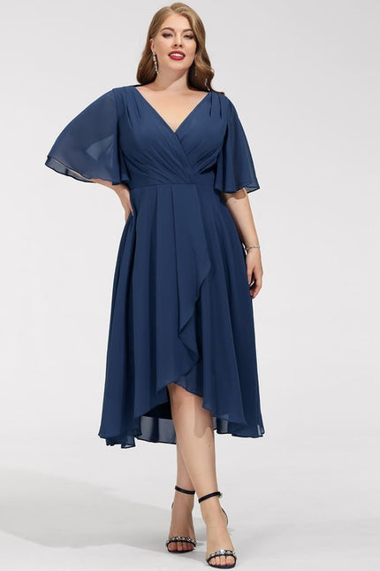 Robe Trapèze Flottante Verte - gallery 9