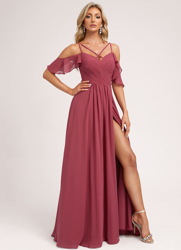 Robe Trapèze Aérienne Céleste - gallery 3
