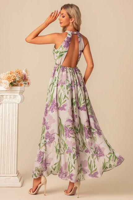 Robe Trapèze Fleurie Élégante