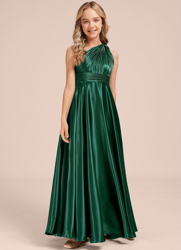 Robe Trapèze Soirée Satinée Junior