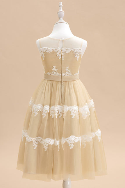 Robe Trapèze Rêve Doré Éthéré - gallery 6