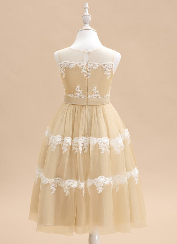 Robe Trapèze Rêve Doré Éthéré - gallery 6