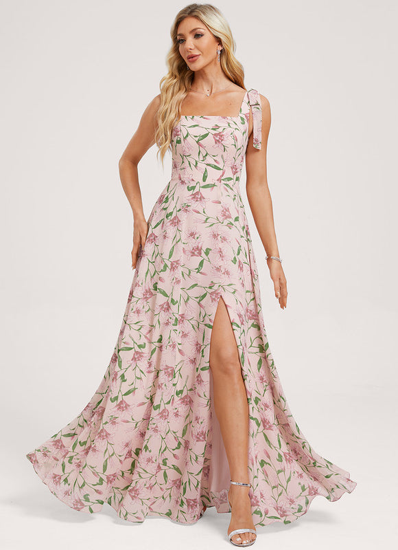 Robe Trapèze Élégante Vert Clair