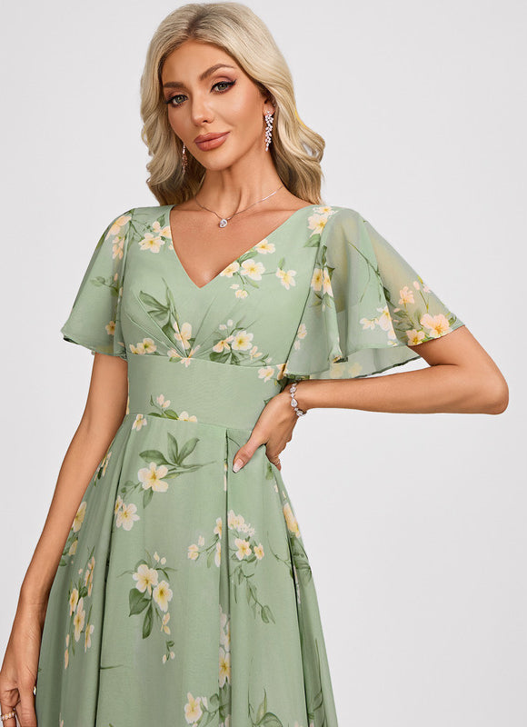 Robe Trapèze Fluide Asymétrique - gallery 4