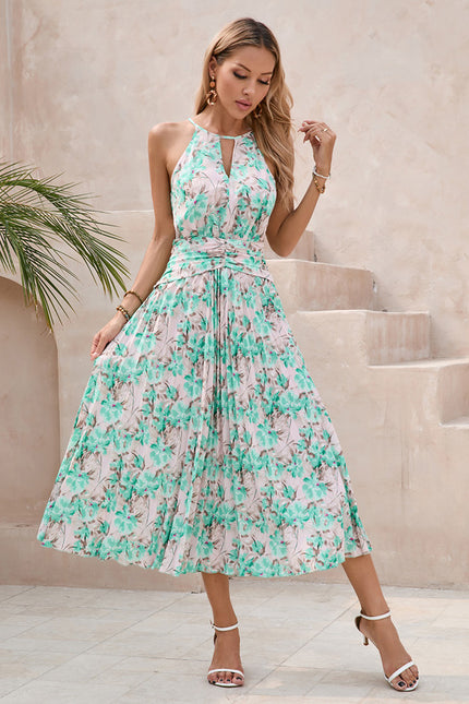 Robe Trapèze Élégance Tropicale