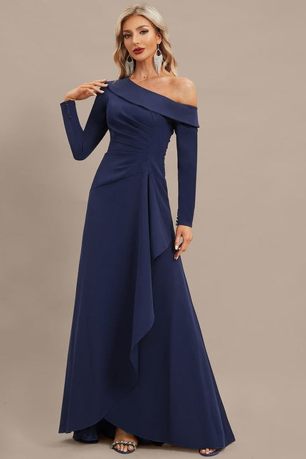 Robe Trapèze Col Unique Fluidité - gallery 3