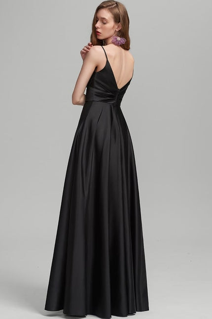 Robe Trapèze Fluide Vert Pâle - gallery 3