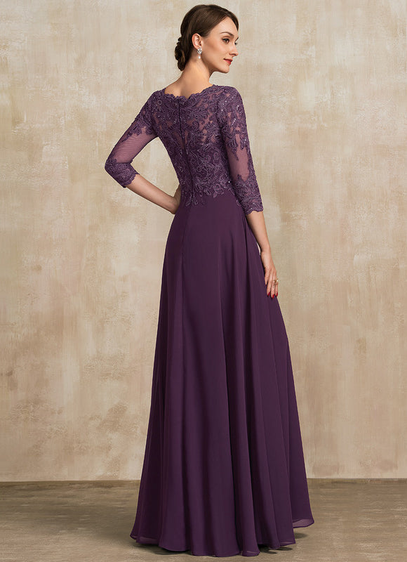 Robe Trapèze Élégance Marine Brodée - gallery 5