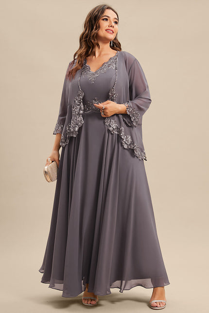 Robe Trapèze Chic Mousseline Sophistiquée - gallery 8