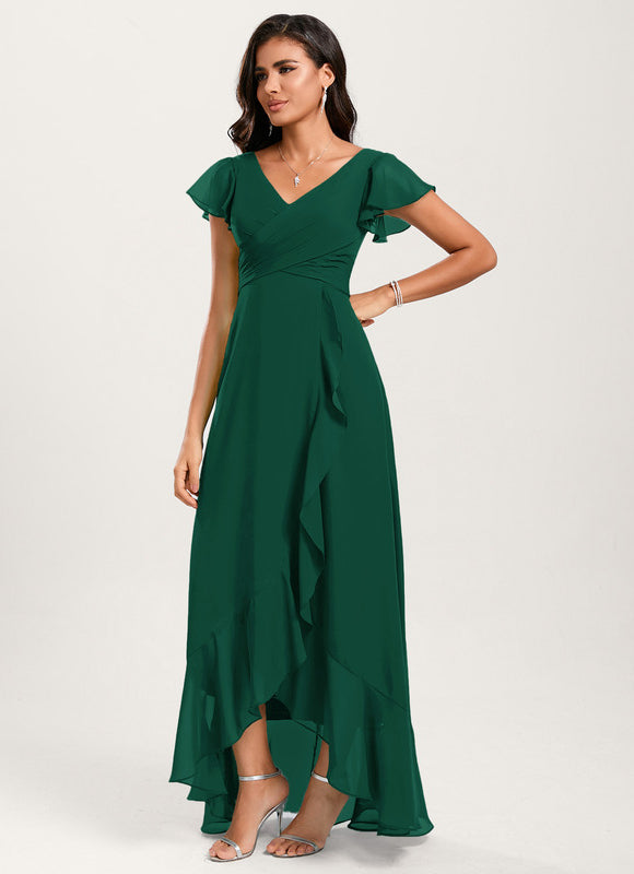 Robe Trapèze Fluide Asymétrique - gallery 2