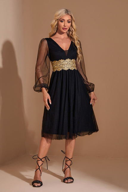 Robe Trapeze Col V - gallery 5