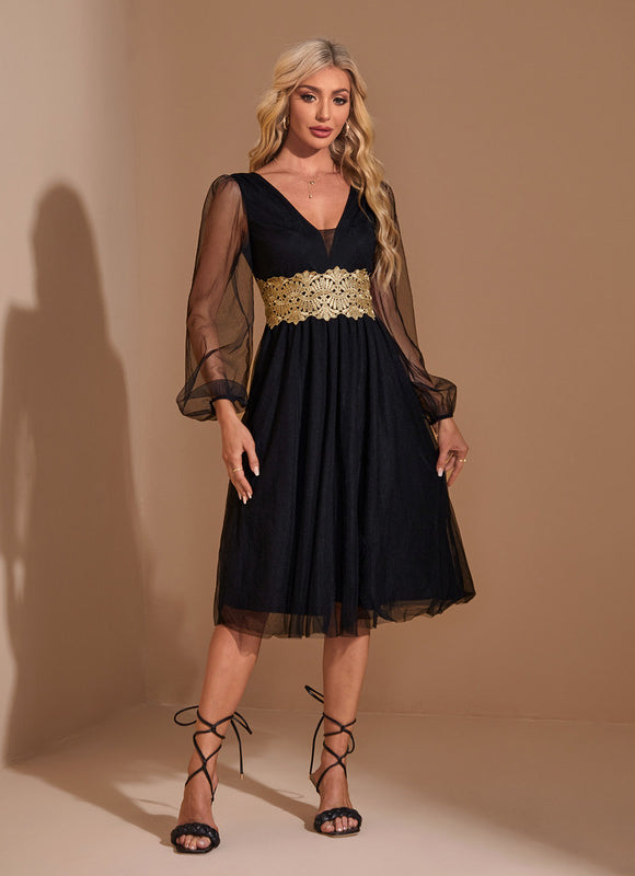Robe Trapeze Col V - gallery 5