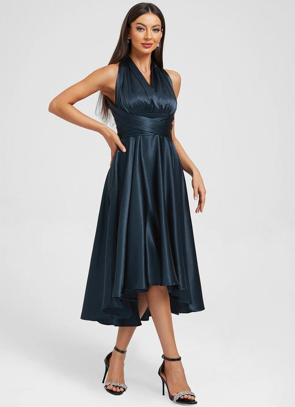 Robe Trapèze Satin Nuit Chic - gallery 4