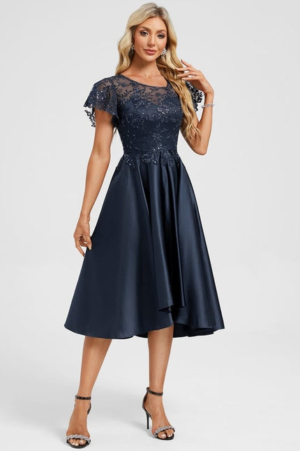 Robe De Cocktail Trapeze - gallery 4