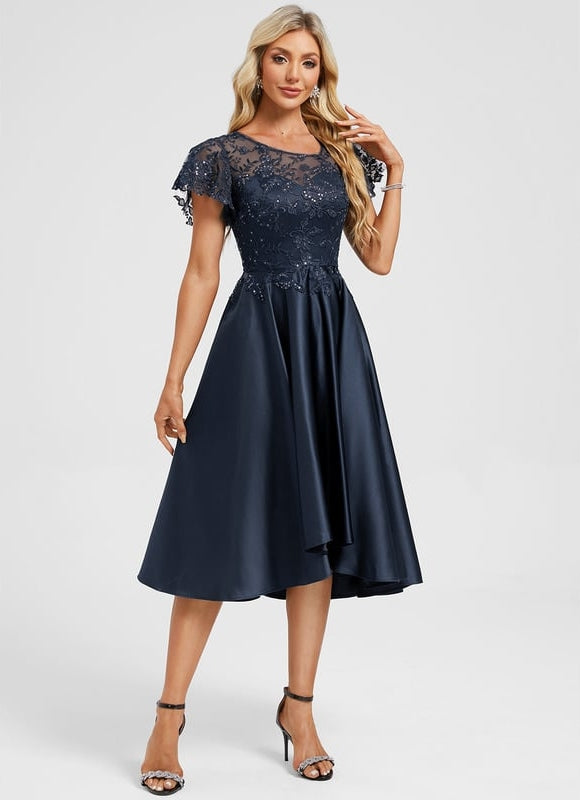 Robe De Cocktail Trapeze - gallery 4