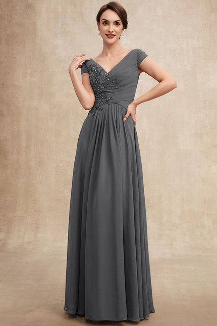 Robe Trapèze Sérénité Charbonnée - gallery 3