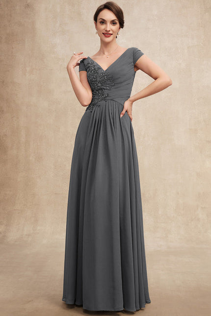 Robe Trapèze Sérénité Charbonnée - gallery 3