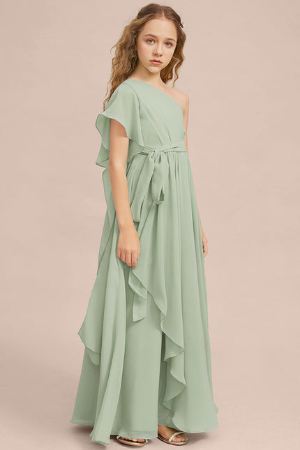 Robe Trapèze Verte Évanescente - gallery 1
