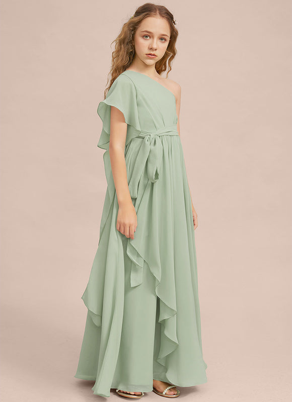 Robe Trapèze Verte Évanescente - gallery 1