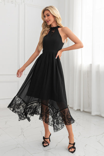 Robe Noir Trapeze