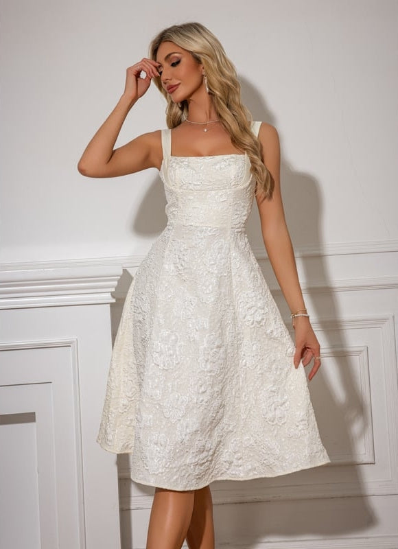 Robe Trapèze Midi Floral Chic - gallery 5