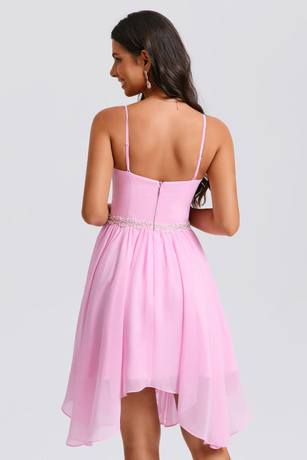 Robe Trapèze Rose Aérée - gallery 6