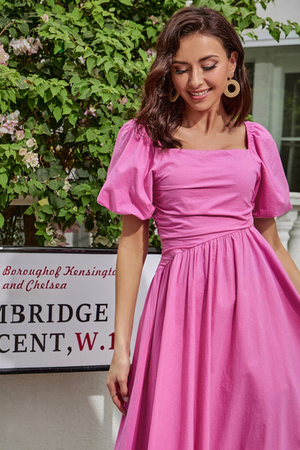 Robe Trapèze Fuchsia Éclat - gallery 6