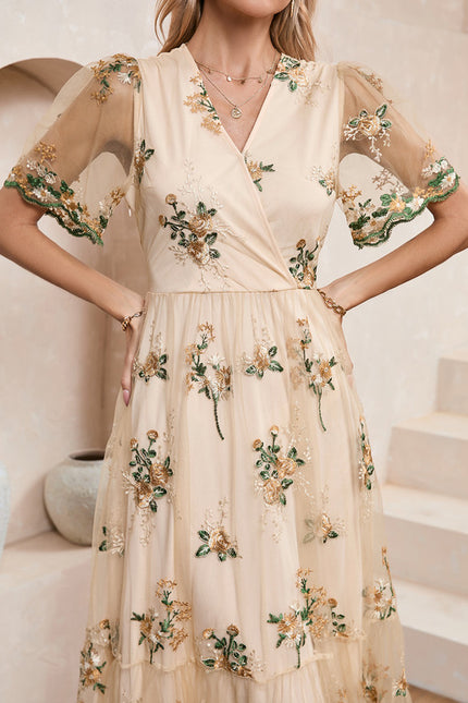 Robe Trapèze Florale Chic - gallery 4