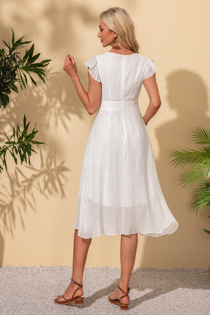 Robe Trapeze Volant - gallery 3