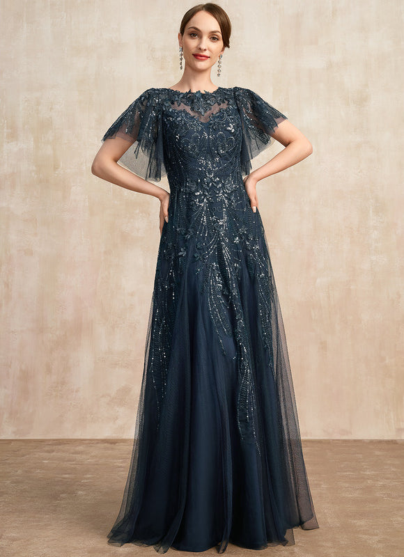 Robe Trapèze Éclat Bleu Nuit