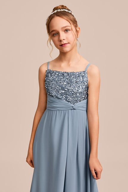 Robe Trapèze Mousseline Étoilée - gallery 6
