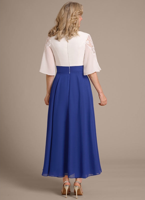 Robe Trapèze Bleu Douceur - gallery 6
