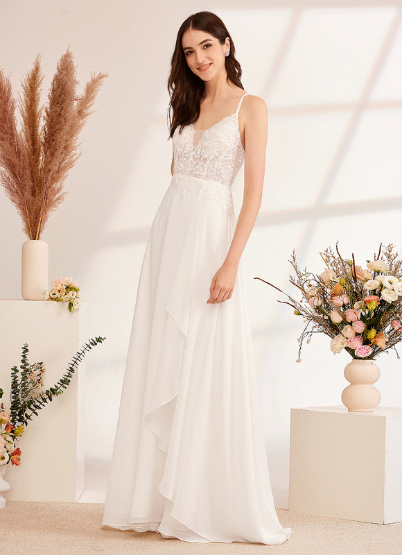 Robe Trapèze Éthérée Lumineuse - gallery 3